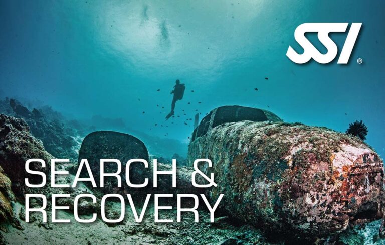 Certyfikat ukończenia kursu nurkowego SSI Search and Recovery. Kurs poszukiwania i wydobycia dla nurków z centrum nurkowym Profundal.