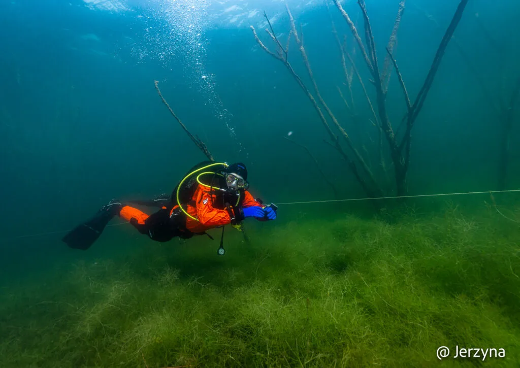 Kurs nawigacji podwodnej. Nawigacja w dzień. Kurs nurkowania w suchym skafandrze. SSI Dry Suit Diving. SDI Dry Suit Diver. Kursy nurkowania - Szkoła Nurkowania Profundal. Kursy nurkowe.