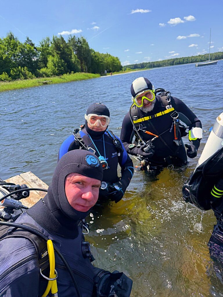 noc świętojańska jezioro Piaseczno | Noc Świętojańska nad jeziorem Piaseczno – nurkowanie i wyzwanie
