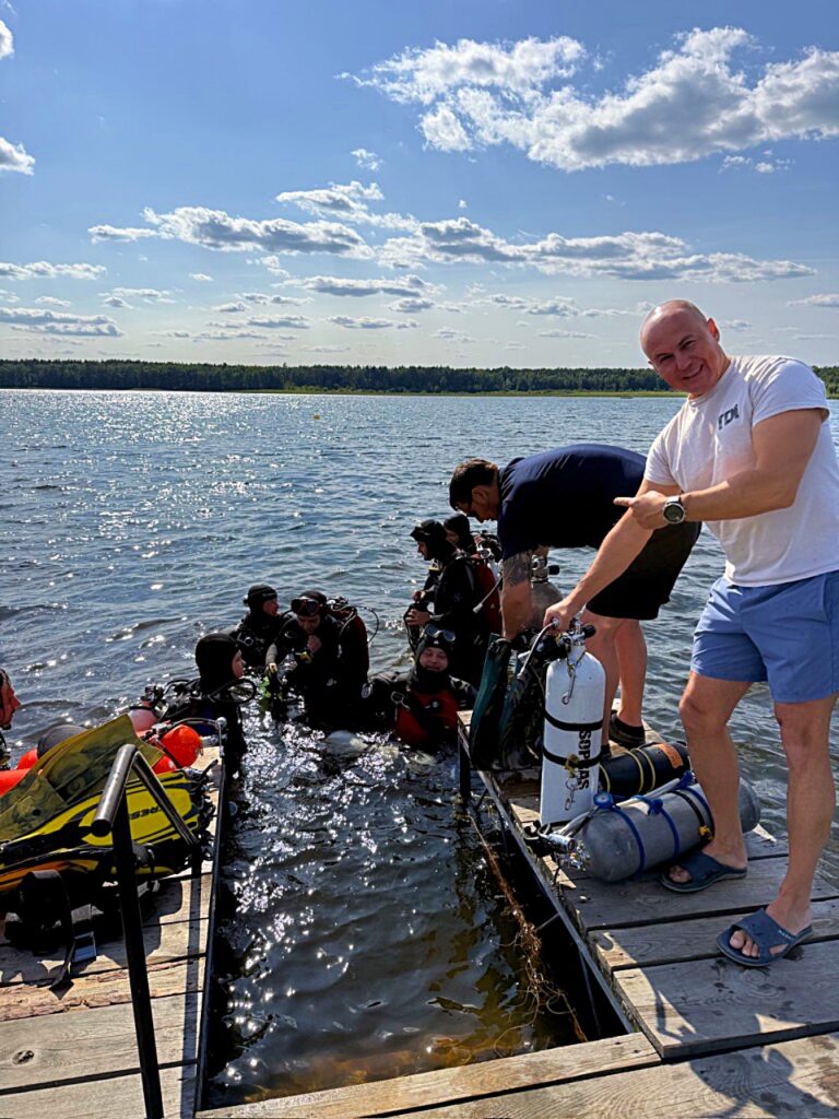noc świętojańska jezioro Piaseczno | Noc Świętojańska nad jeziorem Piaseczno – nurkowanie i wyzwanie