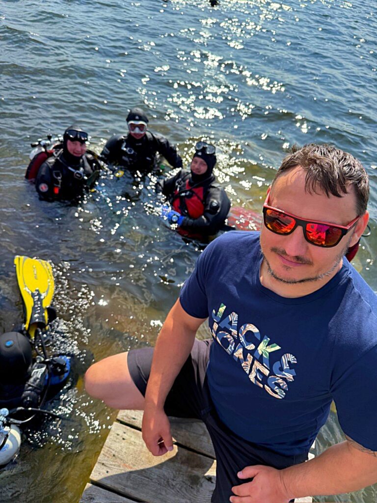 noc świętojańska jezioro Piaseczno | Noc Świętojańska nad jeziorem Piaseczno – nurkowanie i wyzwanie