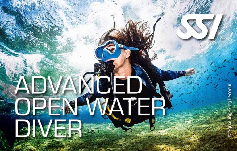Certyfikat ukończenia zaawansowanego kursu nurkowania SSI Advanced Open Water Diver z centrum nurkowym Profundal.