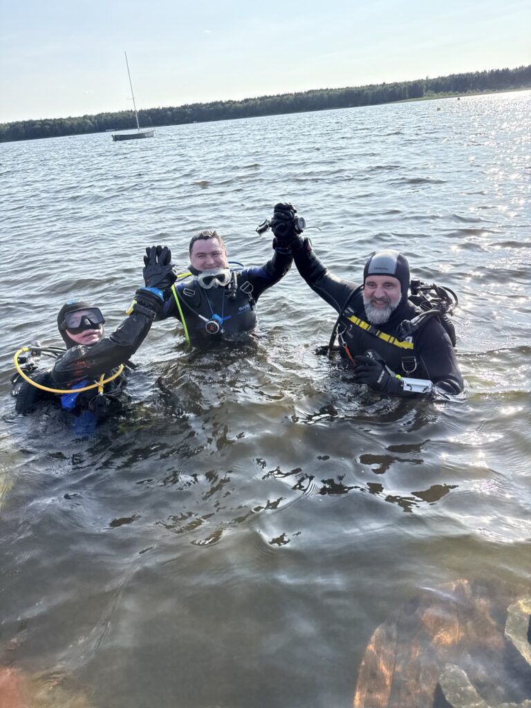 noc świętojańska jezioro Piaseczno | Noc Świętojańska nad jeziorem Piaseczno – nurkowanie i wyzwanie