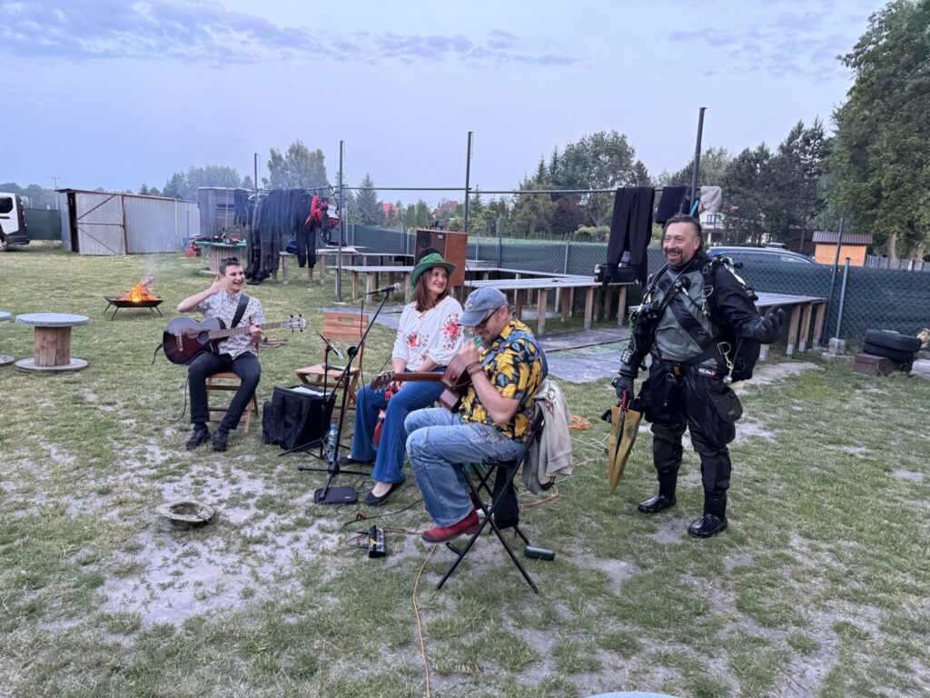 noc świętojańska jezioro Piaseczno | Noc Świętojańska nad jeziorem Piaseczno – nurkowanie i wyzwanie